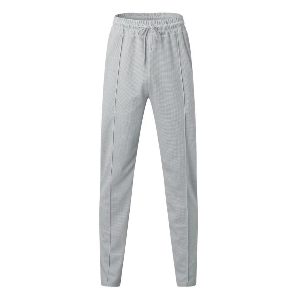 Men's Long Sleeve Polo Shirt and Sweatpants Set
